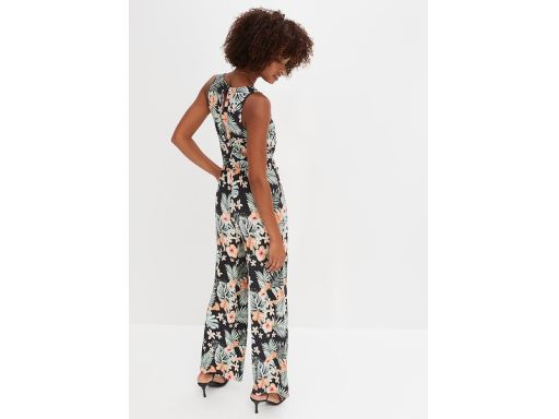 B.P.C kombinezon we wzory roślinne z wiązaniem ^44/46