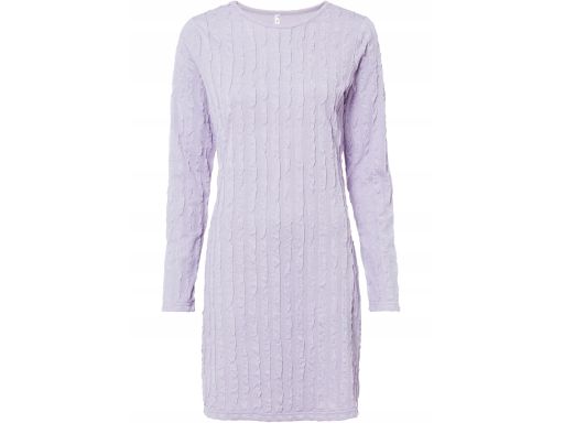 B.P.C liliowa sukienka marszczona 44/46.