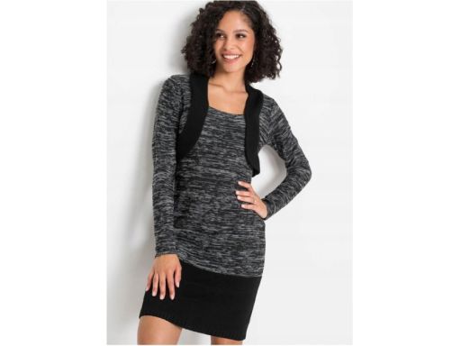 B.P.C szara dzianinowa sukienka 2w1 r.36/38