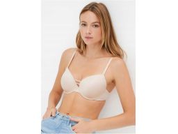 B.P.C biustonosz usztywniany z fiszbinami beżowy 70B.