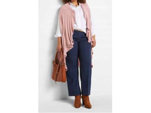 B.P.C kamizelka dzianinowa oversize róż ^40/42