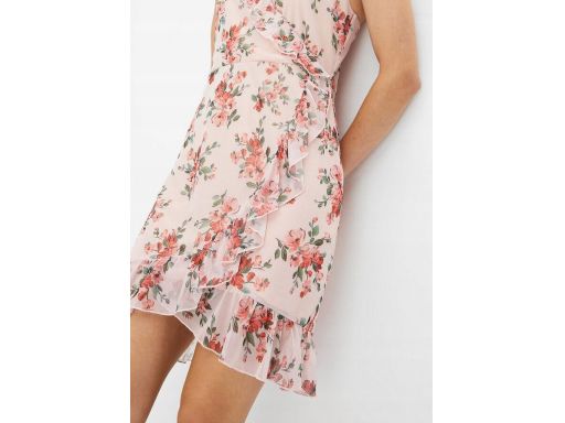 B.P.C. letnia sukienka w kwiaty z siateczki r.40/42