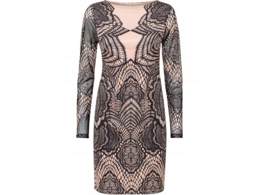 B.P.C sukienka we wzór koronkowy r.36/38