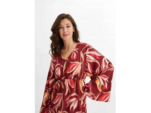 B.P.C sukienka midi we wzory r.38