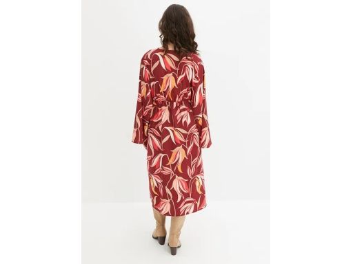 B.P.C sukienka midi we wzory r.38