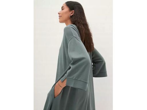 B.P.C sukienka dresowa eukaliptusowa ^48/50