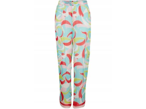 Kolorowe spodnie plażowe z rozcięciem 42.