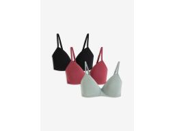 B.P.C 3-pak biustonoszy usztywnianych bawełnianych 80B.