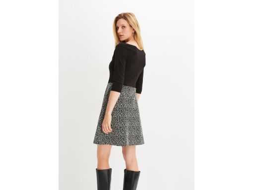 B.P.C sukienka 2w1 żakardowa 36/38.