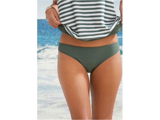 B.P.C tankini oliwkowo-białe w paski r.42