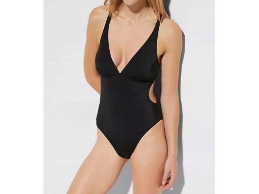 B.P.C kostium jednoczęściowy czarny sexy wycięcia 36.