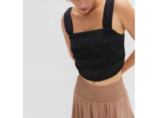 B.P.C top krótki satynowy elegancki 50.