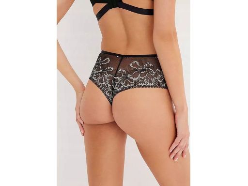 B.P.C koronkowe stringi z wysoką talią ^44/46
