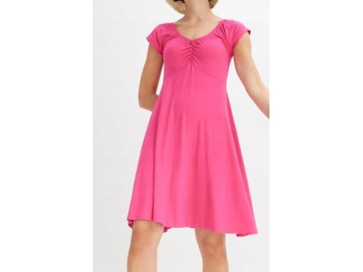 B.P.C letnia sukienka shirtowa pink lady ^40/42