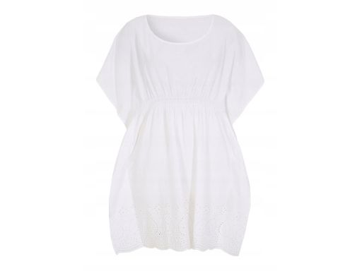B.P.C plażowa tunika z ażurowym haftem ^44/46