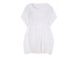 B.P.C plażowa tunika z ażurowym haftem ^44/46