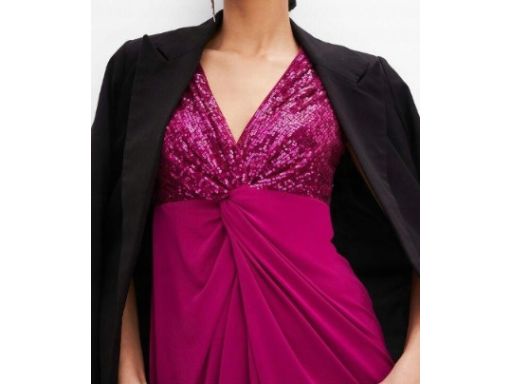 B.P.C sukienka z cekinami różowa sexy 36/38.