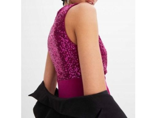 B.P.C sukienka z cekinami różowa sexy 36/38.