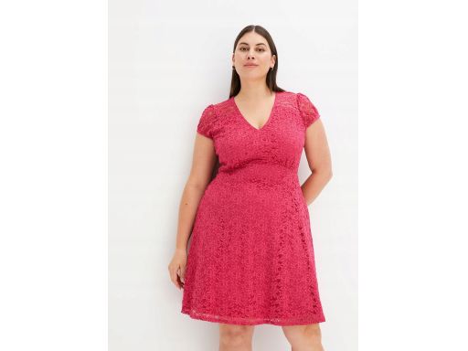 B.P.C sukienka koronkowa różowa ^44
