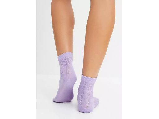 B.P.C. 4-pak skarpetki z bawełny organicznej ażurowe kolorowe ^31-34