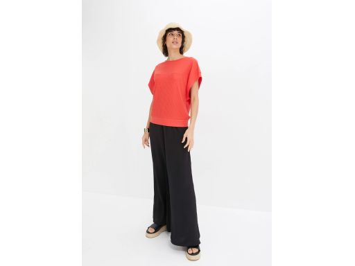 B.P.C bluzka prążkowana oversize czerwona ^48/50