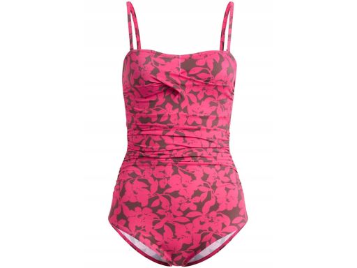 B.P.C kostium kąpielowy bandeau w kwiaty r.40