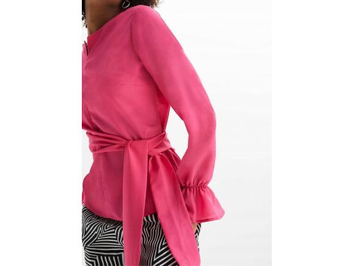 B.P.C bluzka wiązanie różowa koszulowa ^46