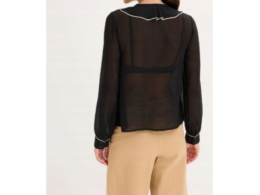 B.P.C bluzka szyfonowa z falbankami r.44