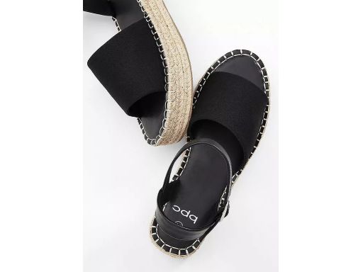 B.P.C sandały espadryle czarne 40.