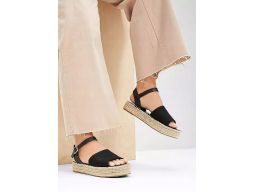 B.P.C sandały espadryle czarne 40.