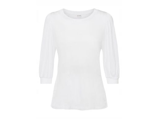 B.P.C Bluzka z balonowymi rękawami biała r.36/38