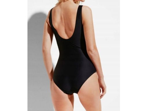 B.P.C kostium jednoczęściowy czarny ze wzorem modelujący r.38