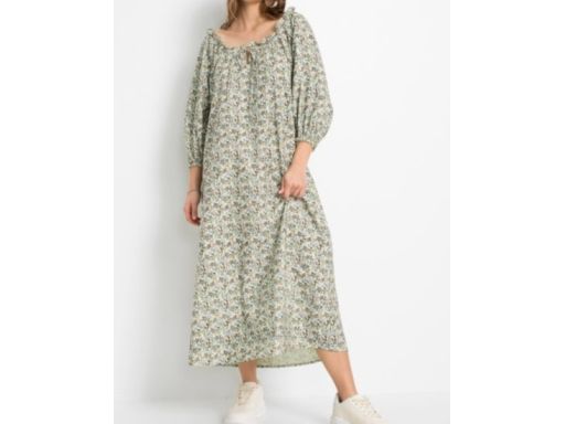 B.P.C długa sukienka wzorzysta 46.