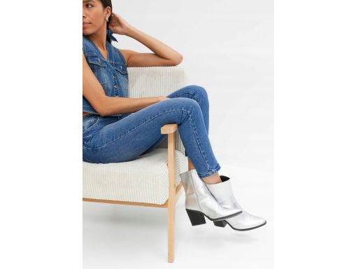 B.P.C jeansy slim fit 7/8 ciemnoniebieskie r.54