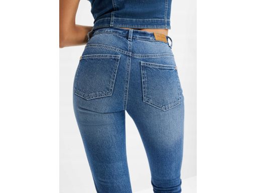 B.P.C jeansy slim fit 7/8 ciemnoniebieskie r.54