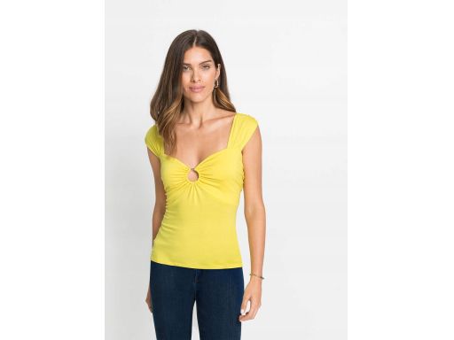 B.P.C top z pierścieniem żółty r.40/42