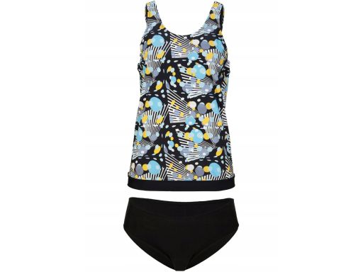 B.P.C tankini oversize z czarnymi figami ^46