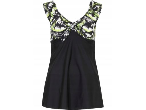 B.P.C sukienka kąpielowa czarna we wzorki 58.