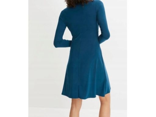 B.P.C sukienka z cekinami kolor morski r.36/38