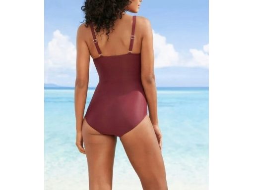 B.P.C kostium kąpielowy modelujący klasyczny jagodowy r.36