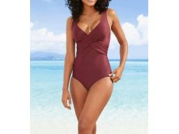 B.P.C kostium kąpielowy modelujący klasyczny jagodowy r.36