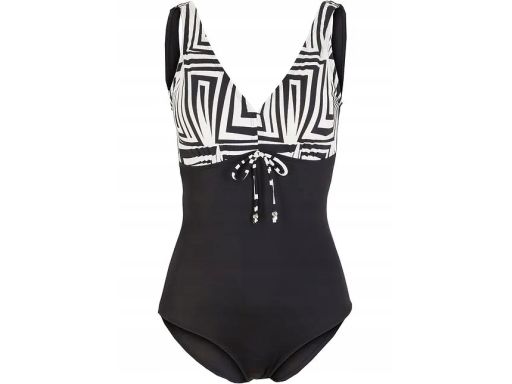 B.P.C kostium jednoczęściowy ze wzorem i wiązaniem 40.