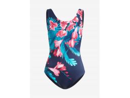 B.P.C kostium jednoczęściowy granatowy w kwiaty r.48