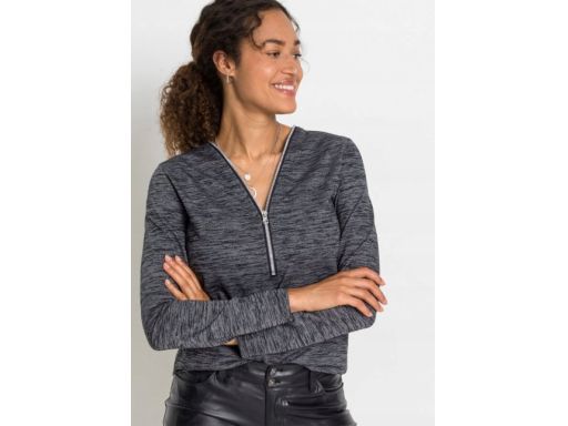 B.P.C bluzka szara z zamkiem r.32/34