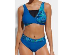 B.P.C bikini bustier i figi granatowe 40.