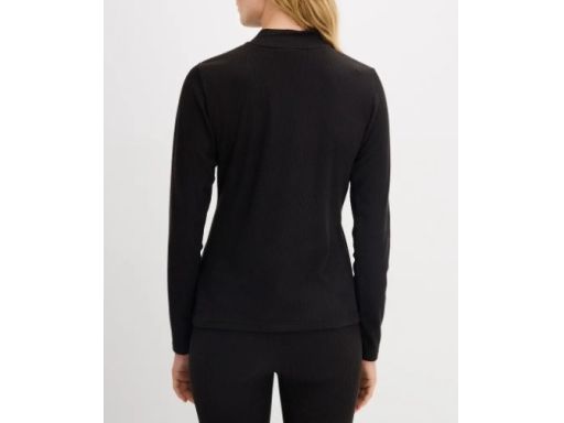 B.P.C bluzka termiczna czarna prążkowana r.44/46