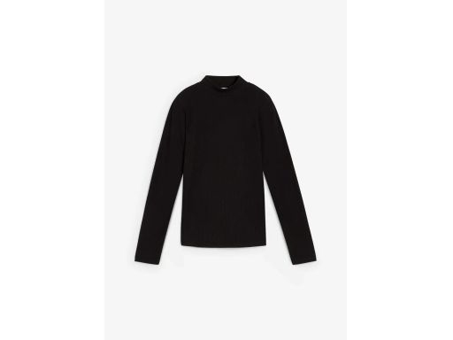 B.P.C bluzka termiczna czarna prążkowana r.44/46