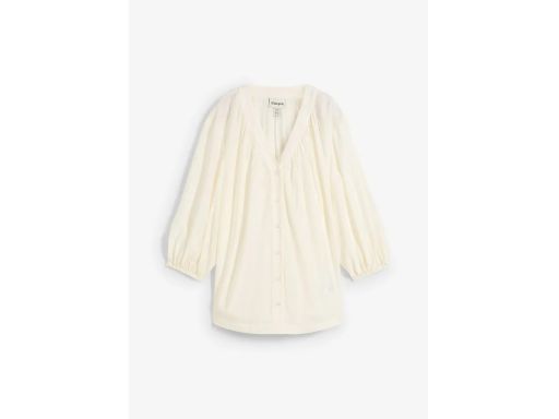 B.P.C bluzka koszulowa ecru na guziki r.36