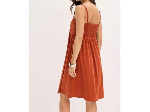 B.P.C dżersejowa sukienka ruda letnia ^40/42
