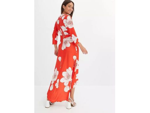 B.P.C asymetryczna sukienka w kwiaty r.40/42